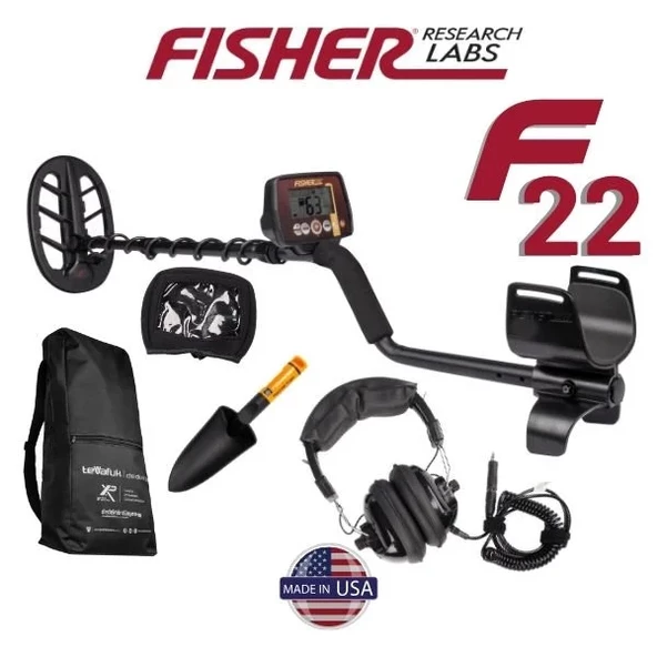 FISHER F22 DEFİNE DEDEKTÖRÜ - 28cm DD Başlık ile