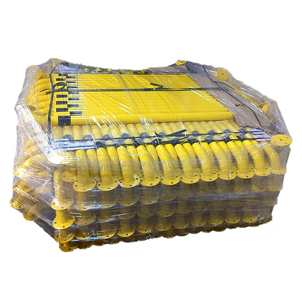 Lastik Sonlandırma Bariyeri Otopark Araç Stoperi Demiri Ölçüleri 180cm Ø60mm 2mm - 4