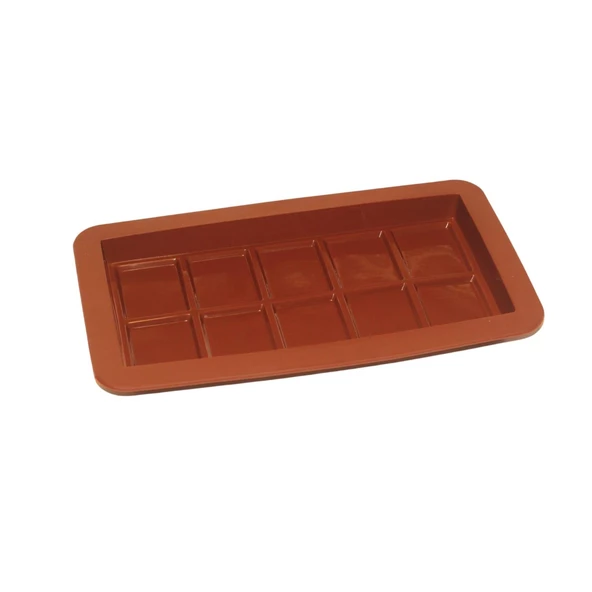 10 Bölmeli Çikolata Kalıbı 23-13 Cm Dubai Çikolatası Kalıbı Bisküvi Bölmeli Mini Kalıbı Kek Kalıbı - 2