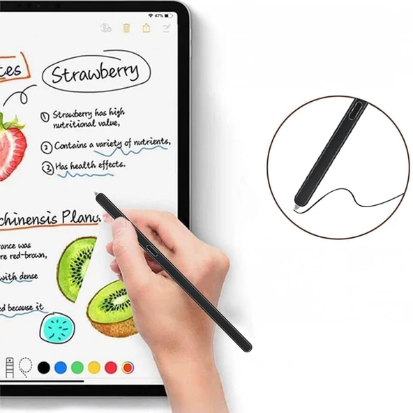 Samsung Galaxy Z Flip 5 Uyumlu S Pen Dokunmatik Stylus Kalem ve Yedek Uç - 4