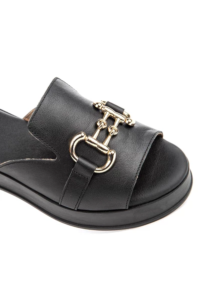 Hush Puppies Asan Anatomik Taban Hakiki Deri Kadın Terlik - 9