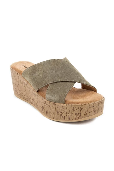 Hush Puppies Kosa Anatomik Taban Hakiki Deri Kadın Terlik - Resim 7