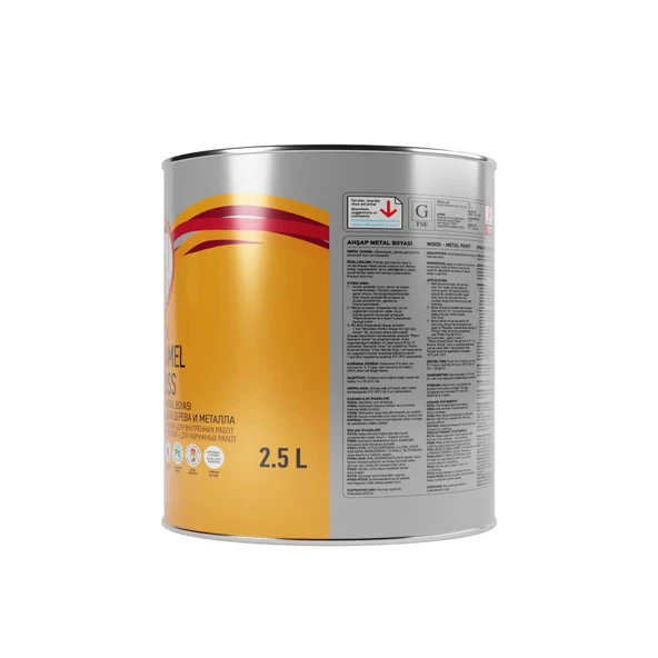 Genç Sentetik Parlak Ahşap Metal Boyası 7210 Kurşuni 2.5 l - 3
