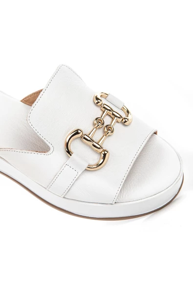 Hush Puppies Asan Anatomik Taban Hakiki Deri Kadın Terlik - 10