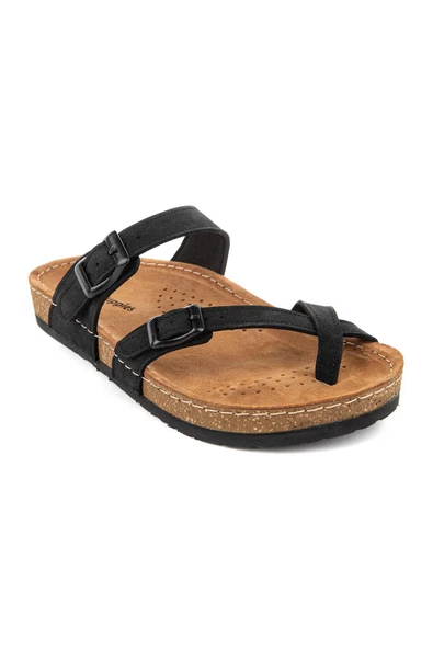 Hush Puppies Baru Anatomik Taban Hakiki Deri Kadın Terlik - 3