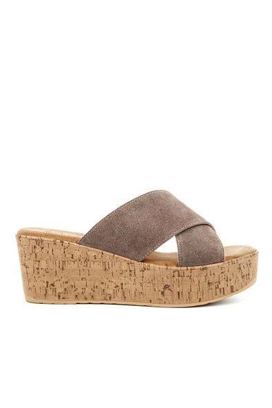 Hush Puppies Kosa Anatomik Taban Hakiki Deri Kadın Terlik - Resim 4