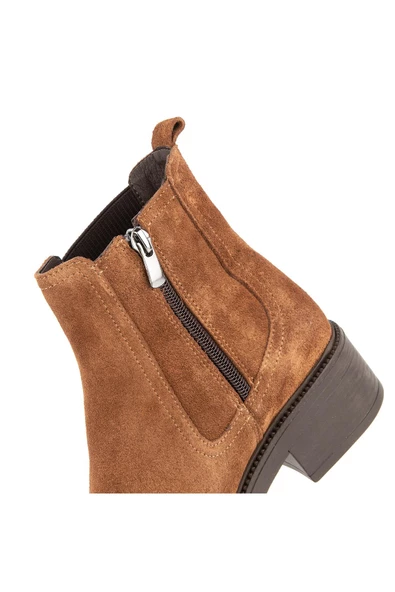 Muya Jua 6 Nokta Anatomik Taban Topuk Dikeni Hakiki Deri Kadın Bot - 6