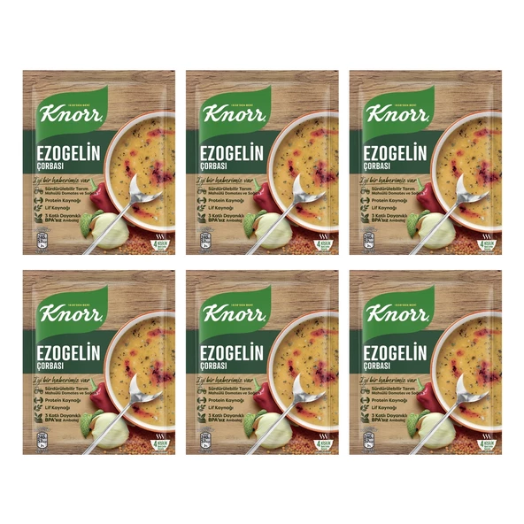 Knorr Ezo Gelin Çorbası 74 gr X 6 Adet