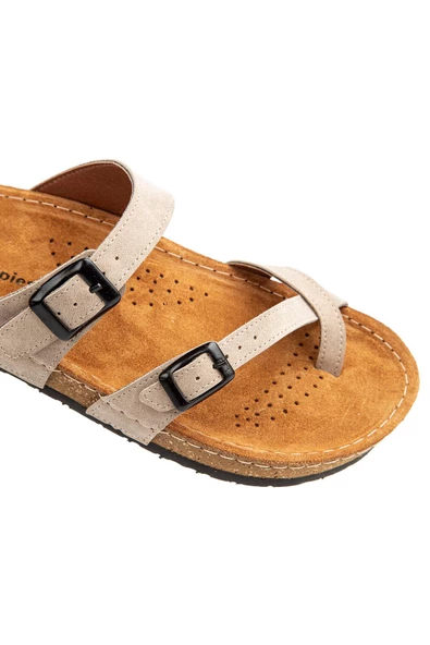 Hush Puppies Baru Anatomik Taban Hakiki Deri Kadın Terlik - 6