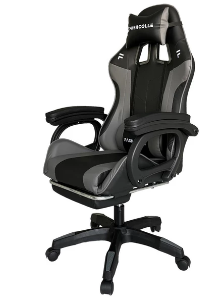 Fashcolle Dynamic Masajlı Gri-Siyah Oyuncu Koltuğu - 2