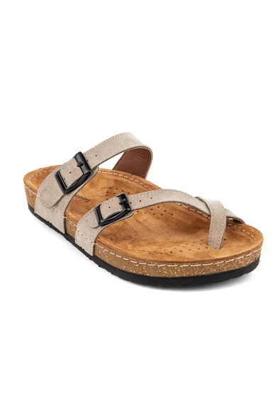 Hush Puppies Baru Anatomik Taban Hakiki Deri Kadın Terlik - 4