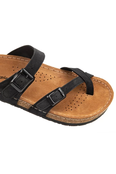 Hush Puppies Baru Anatomik Taban Hakiki Deri Kadın Terlik - 5