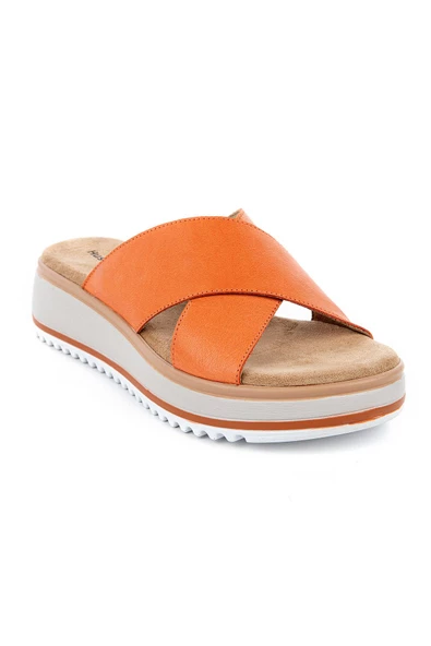 Hush Puppies Hou Anatomik Taban Hakiki Deri Kadın Terlik - 8