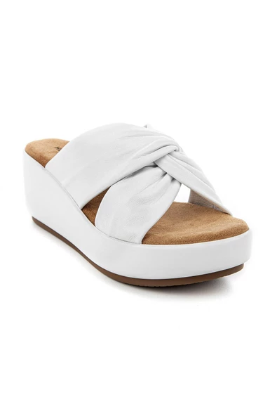 Hush Puppies Been Anatomik Taban Hakiki Deri Kadın Terlik - 4