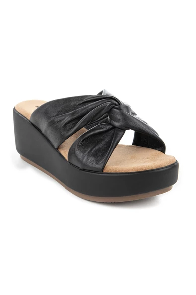 Hush Puppies Been Anatomik Taban Hakiki Deri Kadın Terlik - 3