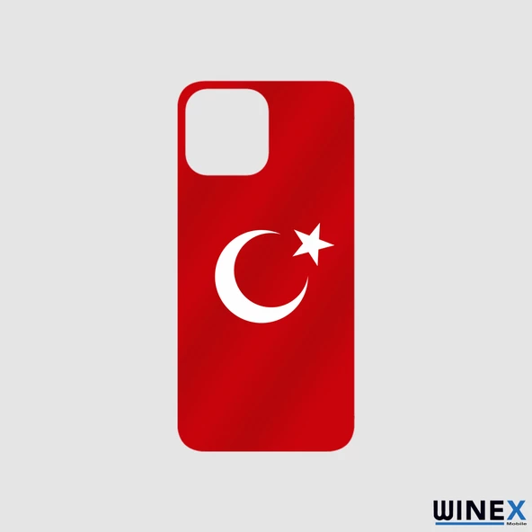 İphone 14 Türk Bayrağı Arka Kaplama - Resim 3