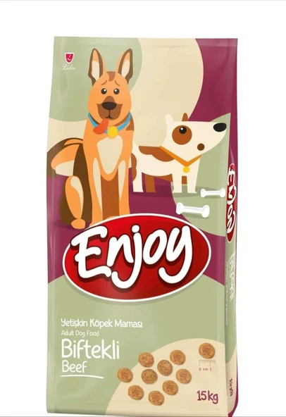 Enjoy Biftekli Yetişkin Köpek Maması 15 Kg - 2