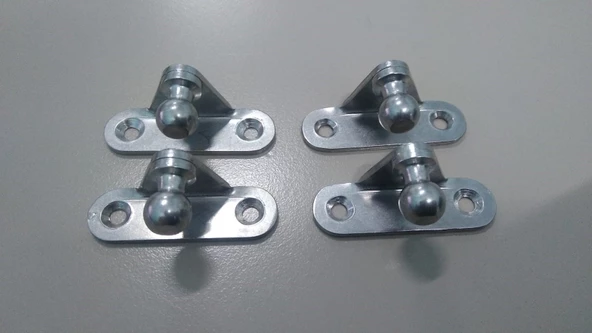 PASLANMAZ 316 4 ADET  BRAKET BAĞLANTI APARATI AMORTİSÖR-DOLAP - 3