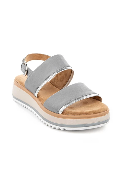 Hush Puppies Feliz Anatomik Taban Hakiki Deri Kadın Sandalet - Resim 6