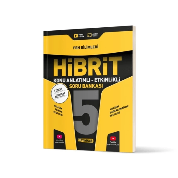 HIZ YAYINLARI 5.SINIF FEN BİLİMLERİ HİBRİT SORU BANKASI