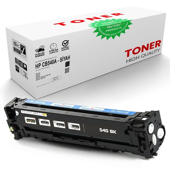 HP LaserJet CM1312nfi CB540A Siyah Muadil Toner