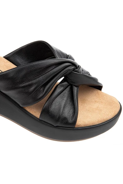 Hush Puppies Been Anatomik Taban Hakiki Deri Kadın Terlik - 5