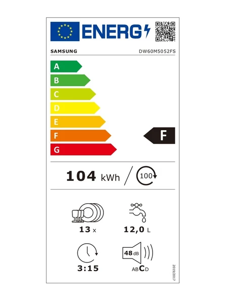 Samsung DW60M5052FS/TR 5 Programlı Inox Bulaşık Makinesi - 5