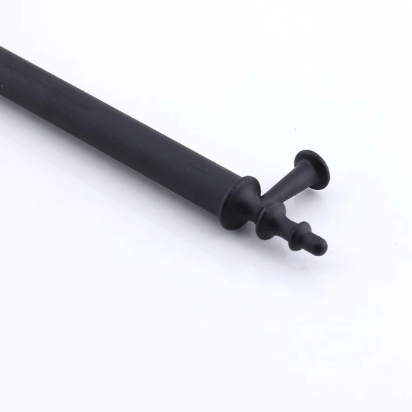 Ovacık Siyah Metal Kulp 128 mm Mobilya Çekmece Mutfak Dolabı Dolap Kulpları Kulbu Kulpu Siyah - 6