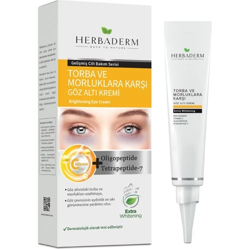 Herbaderm Torba Ve Morluklara Karşı Göz Altı Kremi 15 Ml