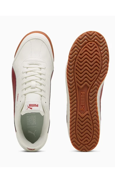 Puma Turino II 397452 06 Unisex Sneaker Ayakkabı Krem Bordo 36-45 - 4