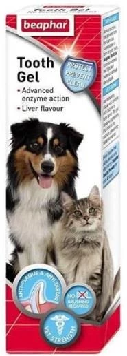 Beaphar Tooth Jel Kedi ve Köpekler İçin Enzim Etkili Diş Jeli 100 Gr