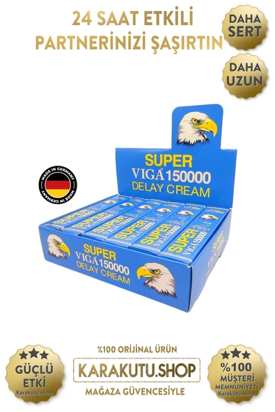 Viga 150000 Krem 12 Adet Geçiktiçi Etkili Uzun Deneyim Kremi