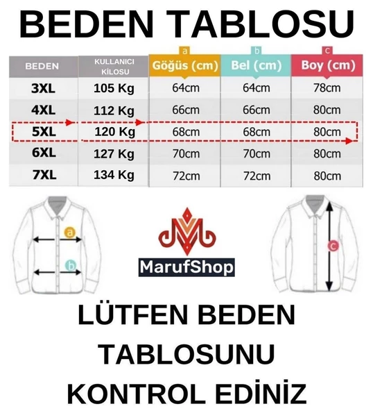 Erkek Büyük Beden Battal Boy 105 Kilo - 134 Kilo Arası İçin Uygun Kapüşonlu Peluş Sweat Mont - 12