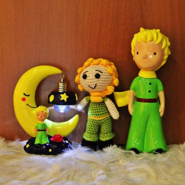 Küçük Prens Işıklı Biblo Küçük Prens Büyük Biblo ve Amigurumi
