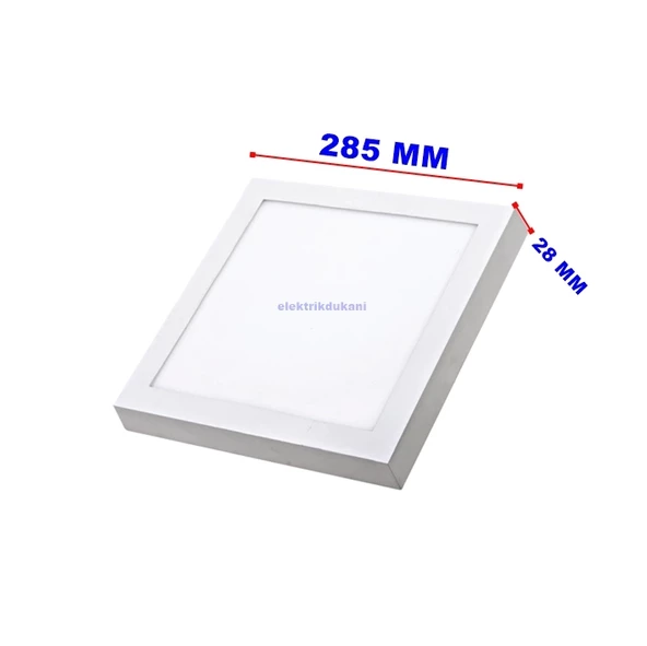 HIGHTEK 24W 30x30 Kare Led Panel Armatür Sıva Üstü Beyaz 6500K ürün görseli