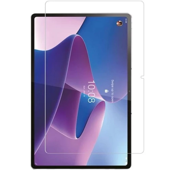 Lenovo Tab P12 12.7 Inç TB-370FU (ZACH0125TR) İle Uyumlu Ekran Koruyucu 9H Nano Esnek Cam