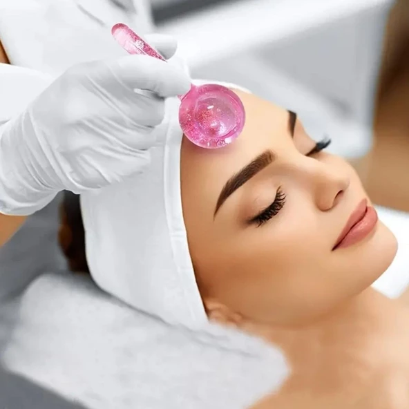 Periboia Soğuk Buz Küre Yüz ve Göz Soğuk Masaj Topu Cilt Bakımı Göz Altı Masaj Topu - 4