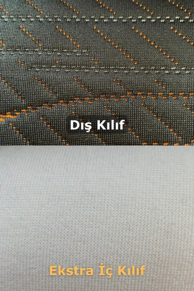Rudu Ortopedik, Siyah Kılıf Visco Visko Bütün Sünger Yastık 60x40x15 cm 1250 gr Omuz/Boyun Destekli - 4
