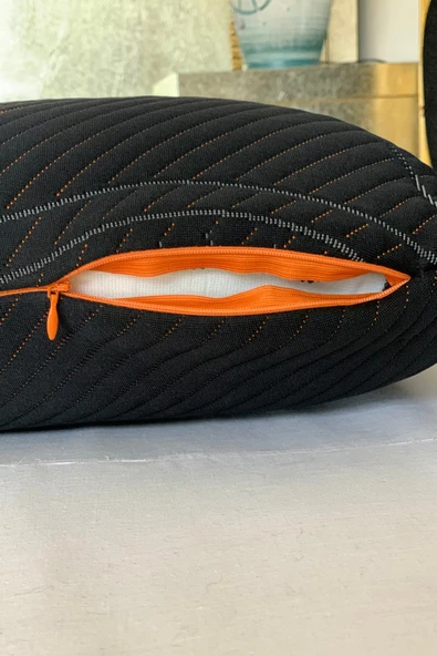 Rudu Ortopedik, Siyah Kılıf Visco Visko Bütün Sünger Yastık 60x40x15 cm 1250 gr Omuz/Boyun Destekli - 5