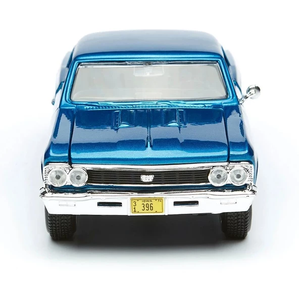 Maisto 1:24 1966 Chevrolet Chevelle Ss 396 Mavi - 3