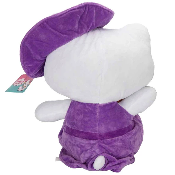 Hello Kitty Şapkalı Peluş 36 cm Uyku Ve Oyun Arkadaşı Sevimli Hello Kitty - Resim 2