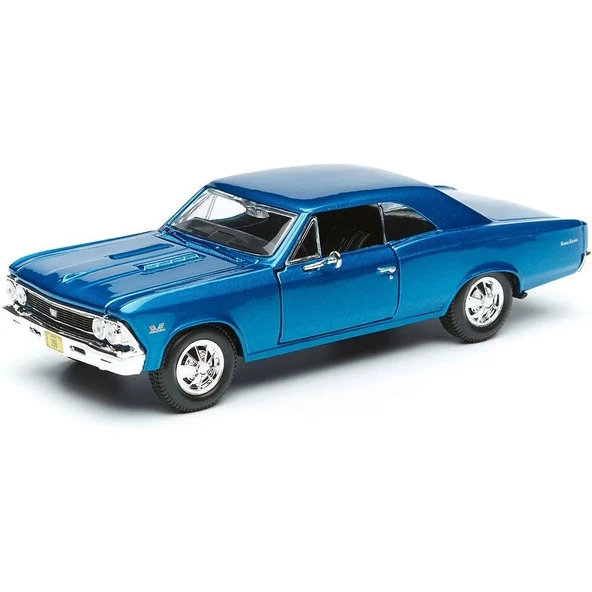 Maisto 1:24 1966 Chevrolet Chevelle Ss 396 Mavi - 6