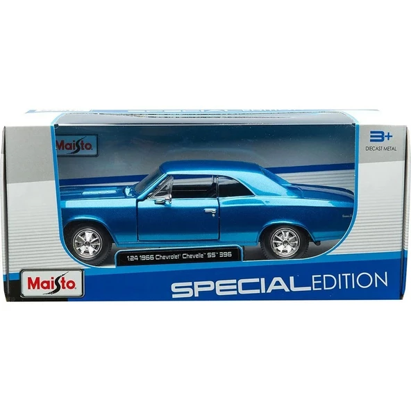 Maisto 1:24 1966 Chevrolet Chevelle Ss 396 Mavi