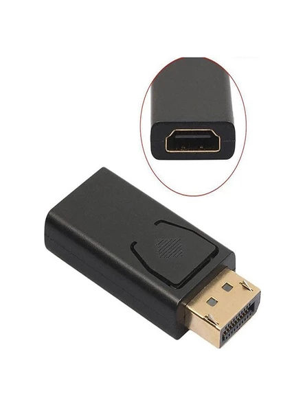 Displayport'tan HDMI Adaptörüne Mini Dönüştürücü Çevirici Video Ses Pc Dizüstü Projektör İçin - 7