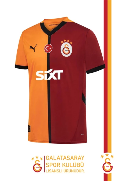 Galatasaray Orijinal Lisanslı 24/25 Parçalı Forma Aslan Baskılı Hediyelik Ahşap Kutulu - 2