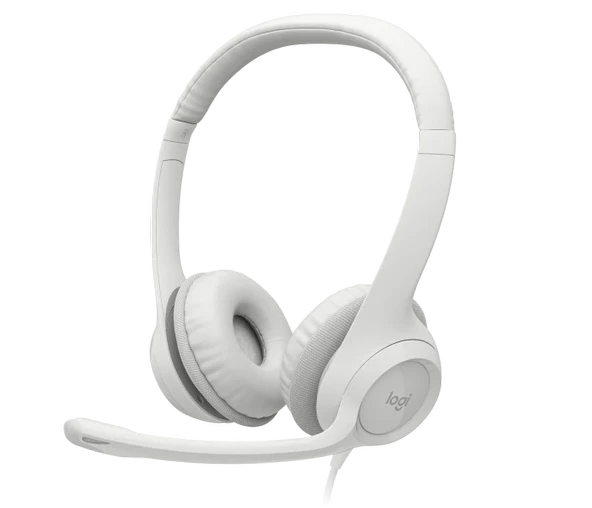 LOGITECH H390 MIKROFONLU BEYAZ KULAKLIK 981-001286 - 2