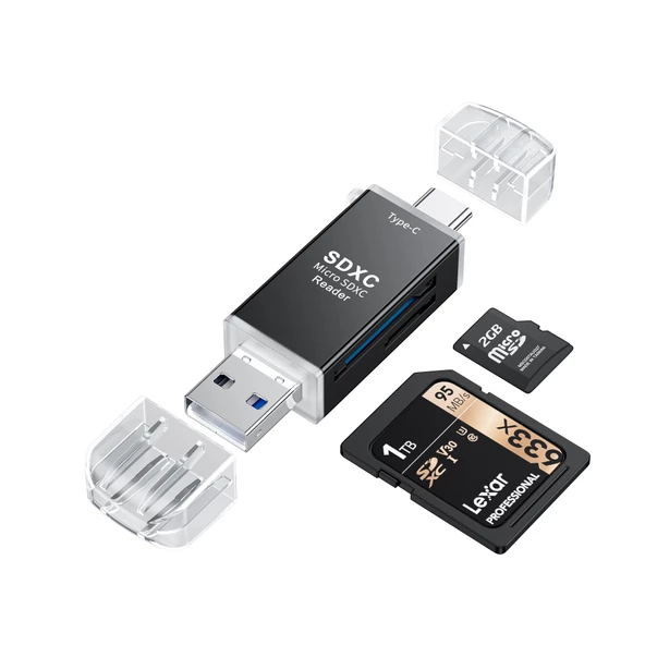 USB Type-c Sd Kart Dönüştürücü Usb To Sd/micro Sd Kart Okuyucu Çevirici Adaptör