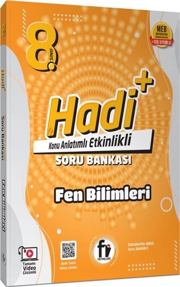 8. Sınıf Fen Bilimleri Hadi Soru Bankası Fi Yayınları ürün görseli