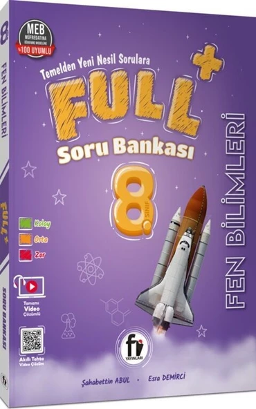 8. Sınıf Fen Bilimleri FULL Soru Bankası Fi Yayınları ürün görseli
