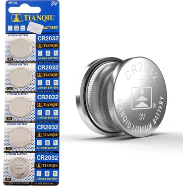 TIANQIU CR2032 LİTYUM PİL 5Lİ PAKET
